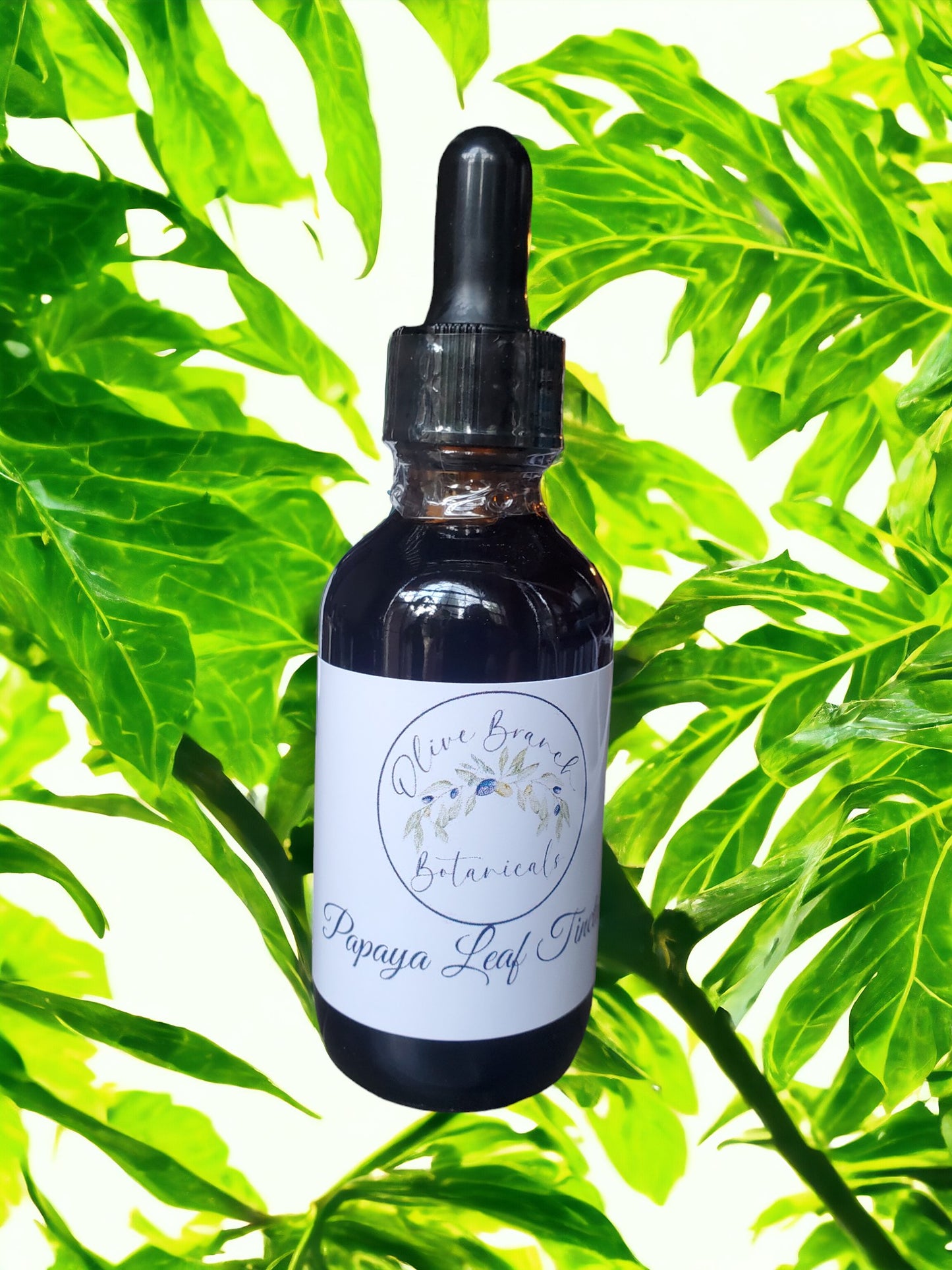 Papaya leaf tincture